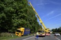 LKW in Boeschung A 3 Rich Frankfurt Hoehe Roesrath Lohmar P149